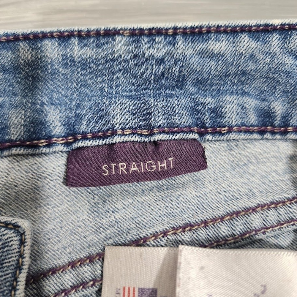 NYDJ Women's Straight Leg Jeans - Light Blue - Picture 5 of 11